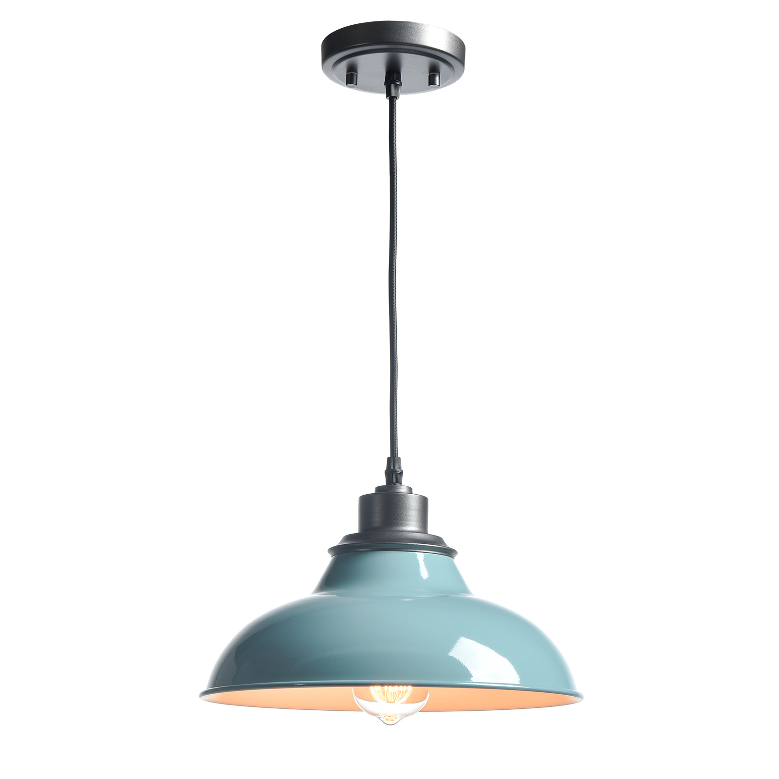 Sea Green Pendant Light Fixture Modern Kitchen Islands Pendant Light