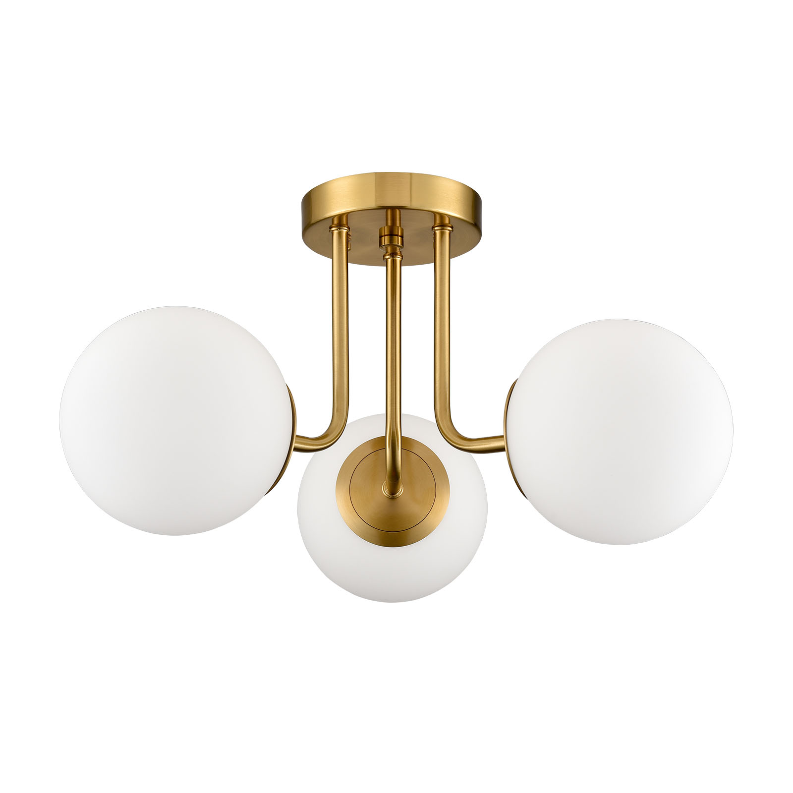 Modern Globe Ceiling Light - 3 Light