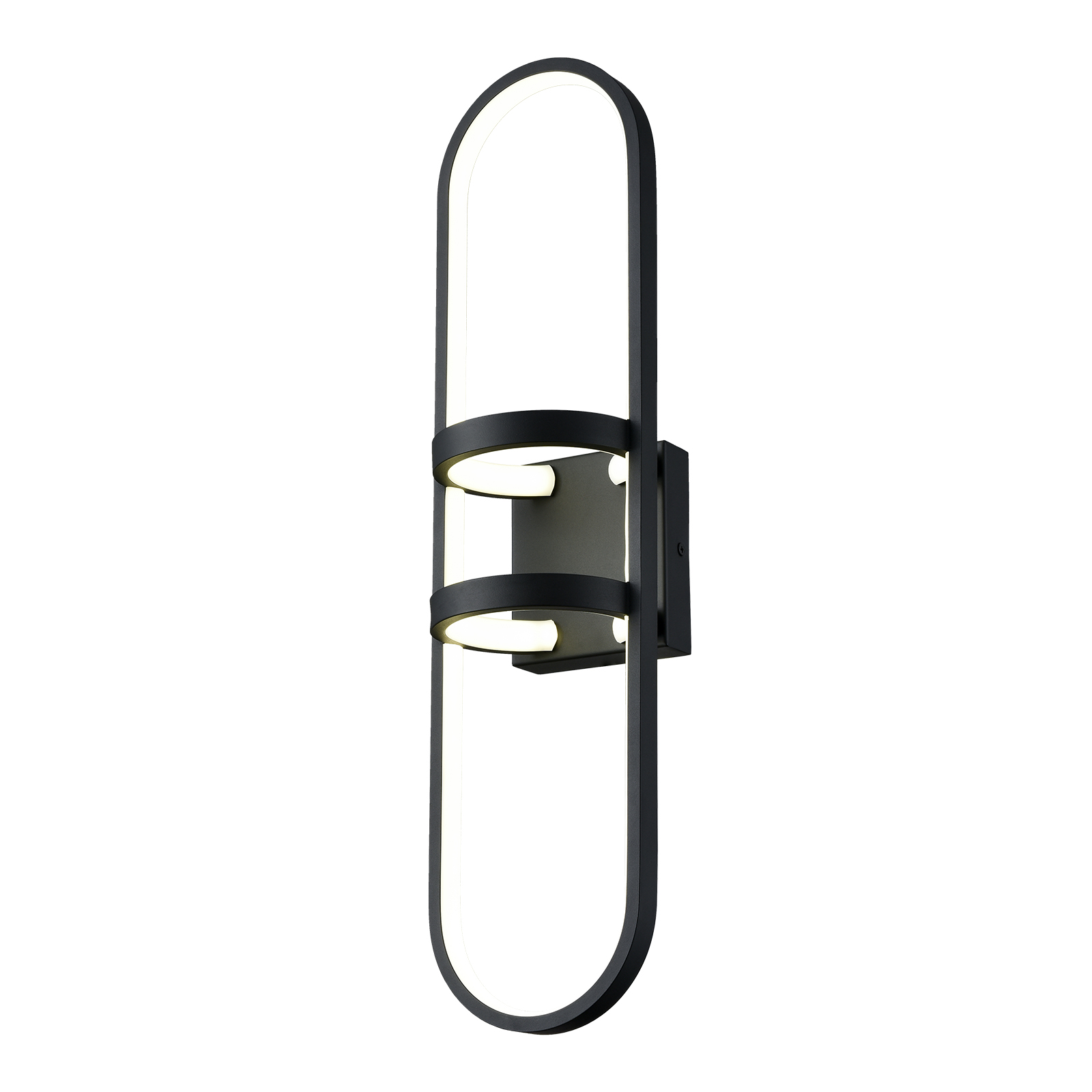 Black LED Wall Sconce Modern Wall Light Indoor