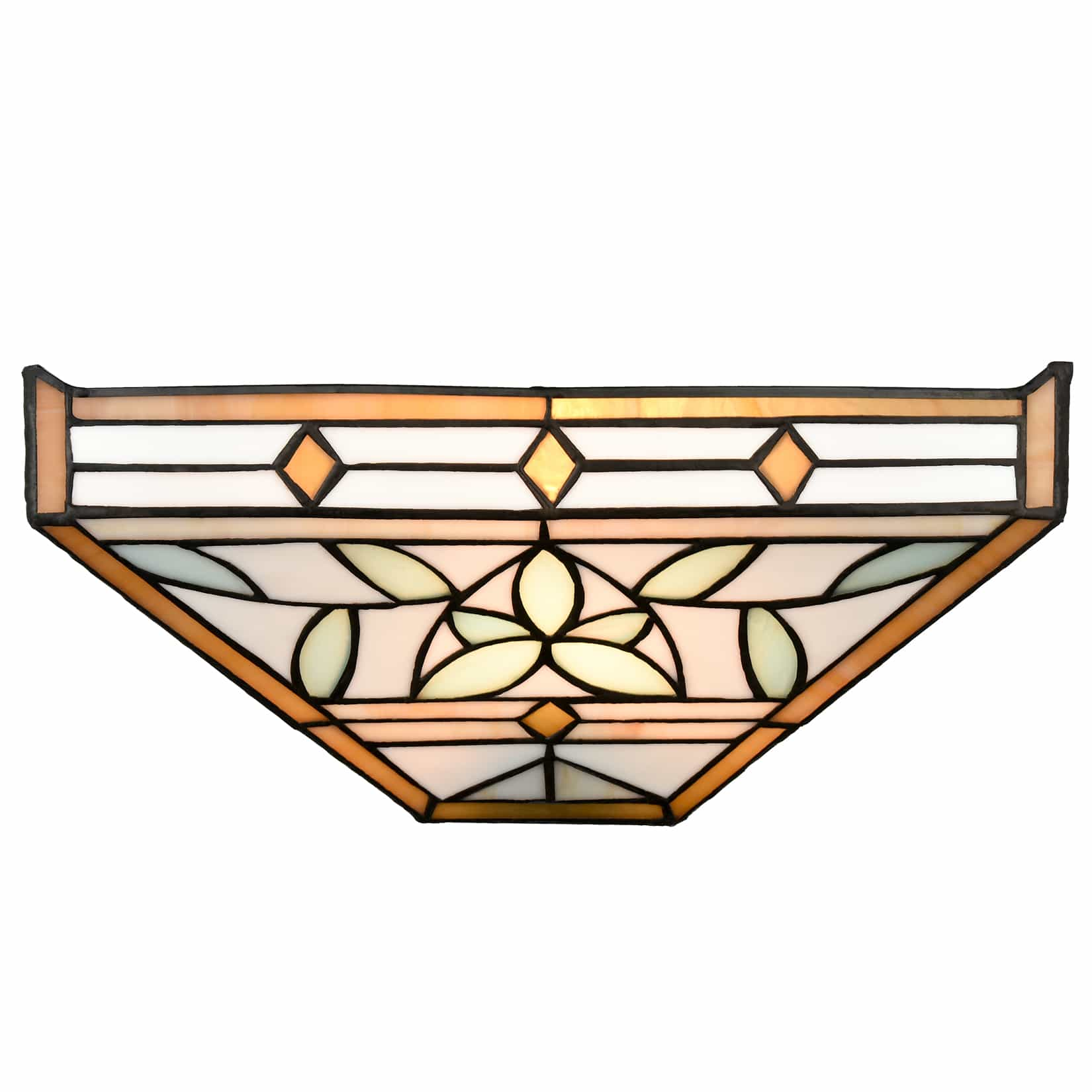 Stained Glass Sconce Light Tiffany Style Wall Mount Light