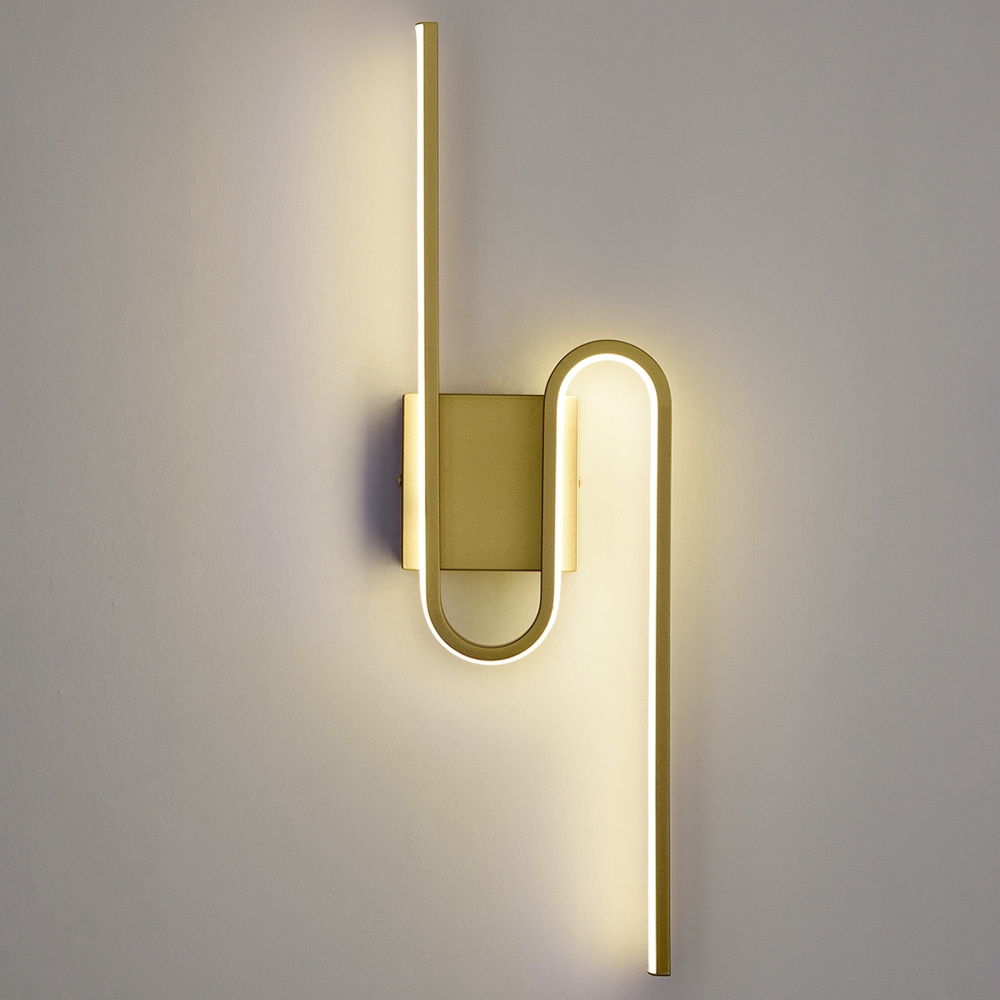 Led Sconces Wall Lighting Indoor Gold Led Bathroom Light Fixture Vanity Lights Over Mirror