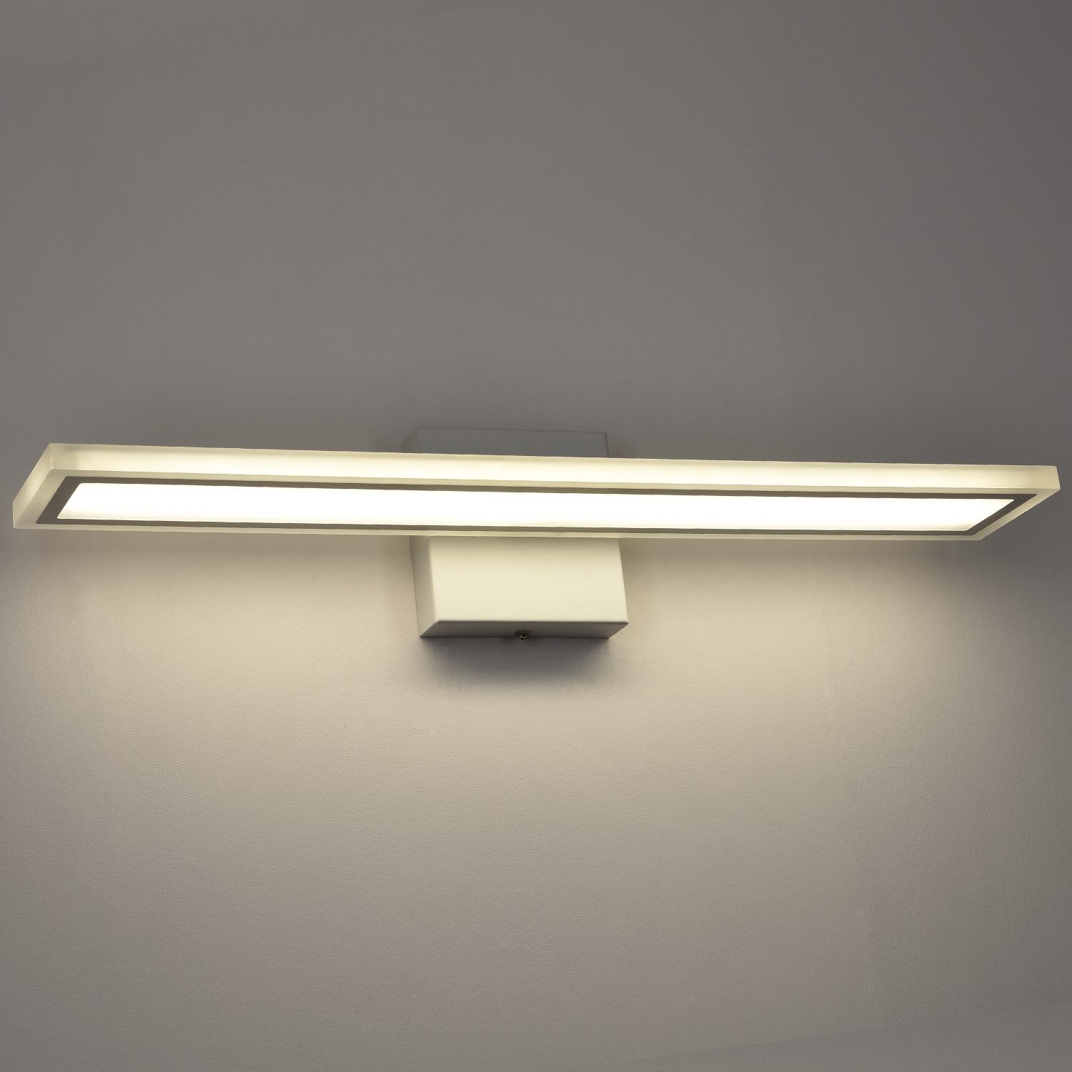 White Bathroom Vanity Light  Modern Wall Sconce