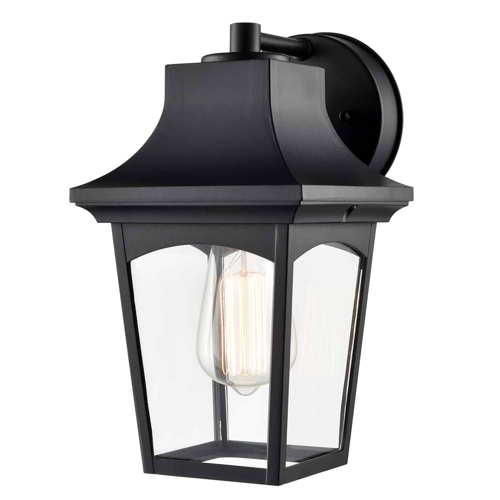 Waterproof Black Outdoor Wall Light Fixture Porch Light for House