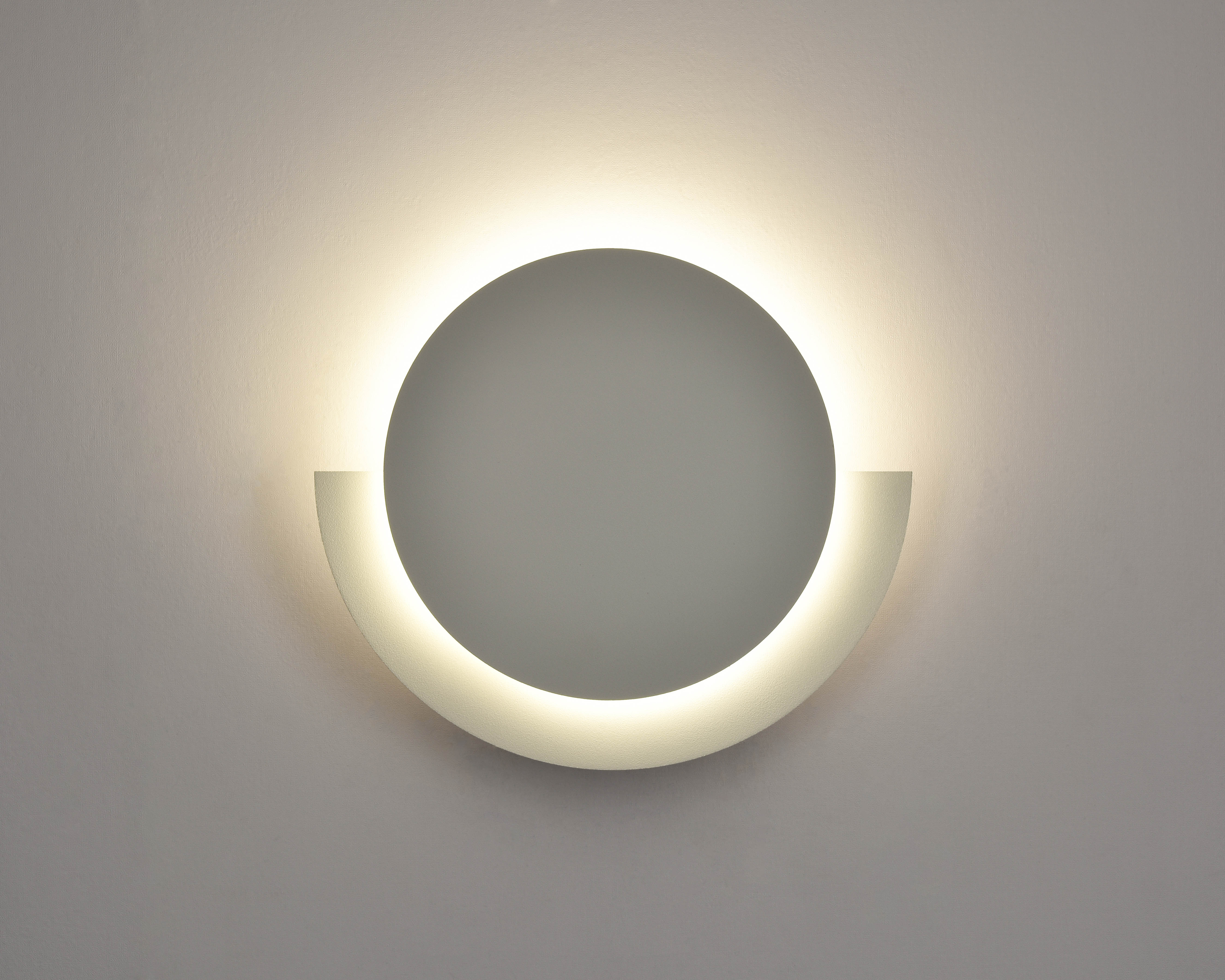 White Round Acrylic Wall Lamp Round LED Home Wall Sconce 14W-4000K