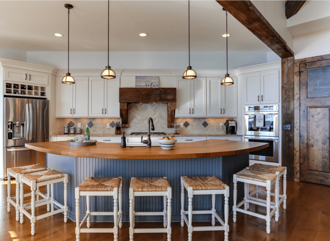 are pendant light appropriate for a rustic kitchen